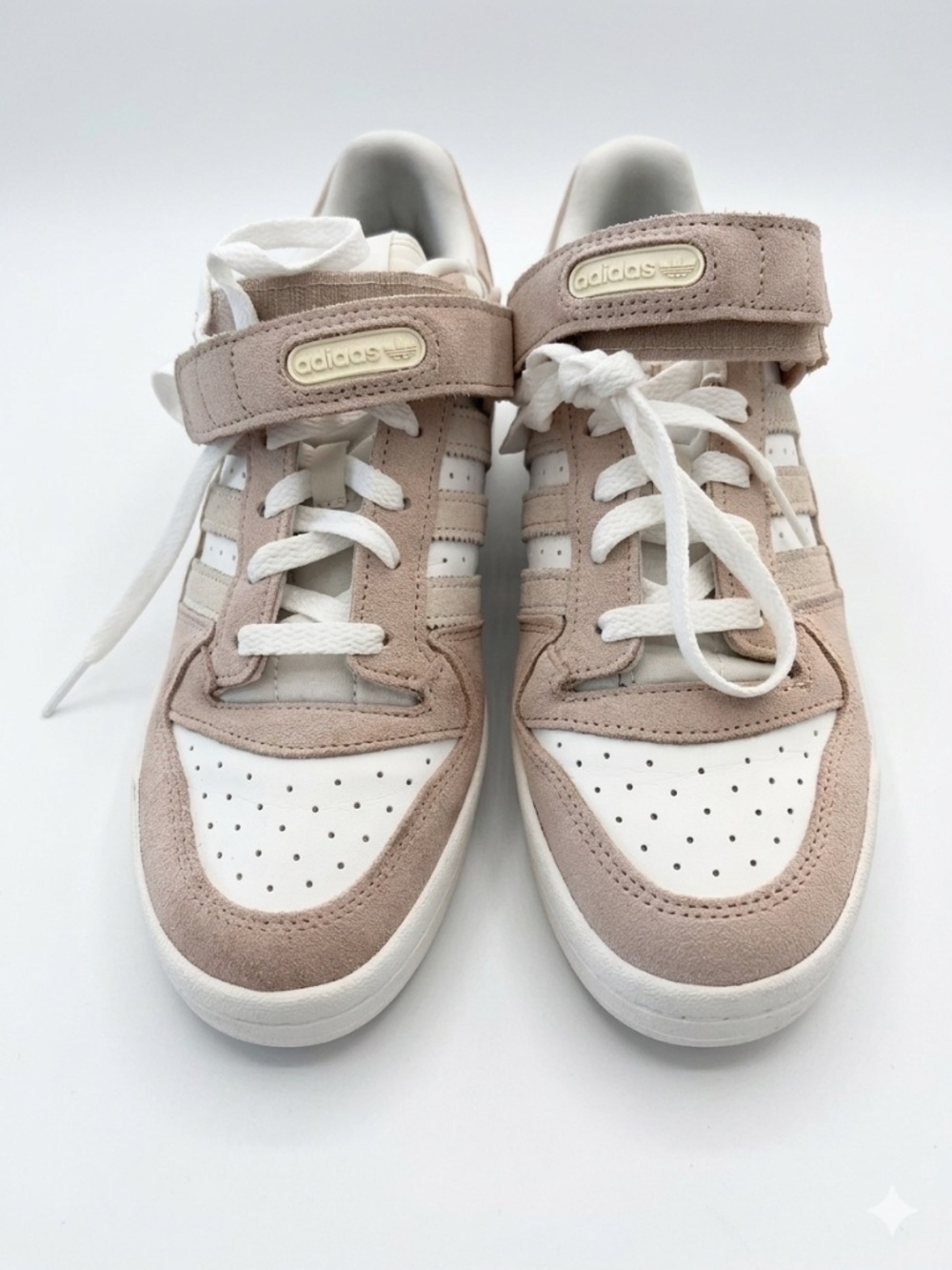 Adidas Forum Low Wonder Taupe/Pink Cream White Women's Sneakers GZ9475 Size US 8